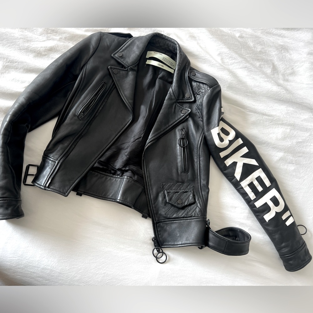 OFF-WHITE c/o VIRGIL ABLOH Leather jacket